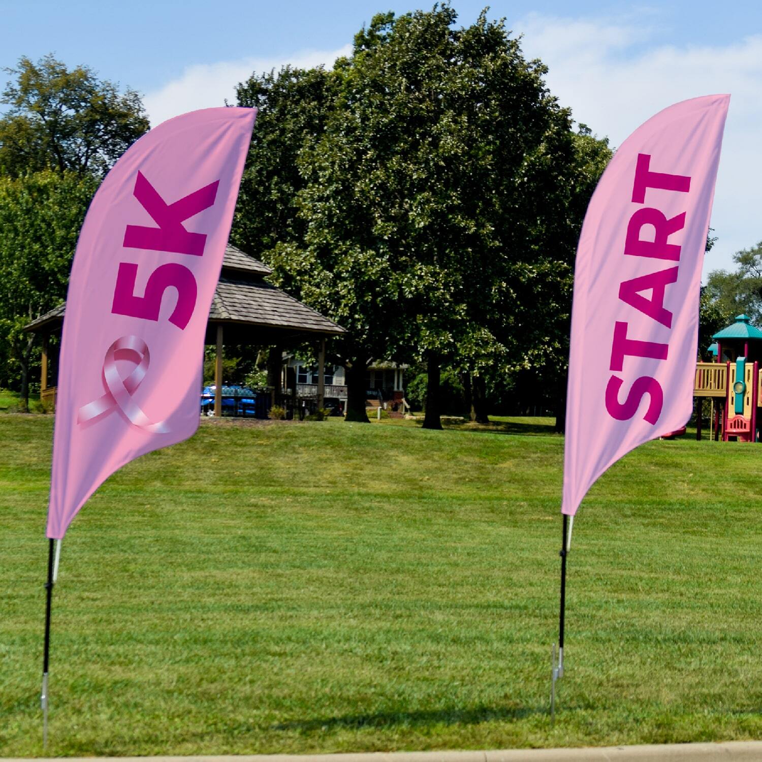 Affordable Custom Banners for Non-profits feather flags